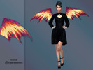 Sims 4 — Vampyr Wings by Suzue — Fairy wings for Enchanted by Nature Expansion Pack.