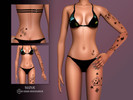 Sims 4 — Luck Tattoo N50 by Suzue — 14 Swatches