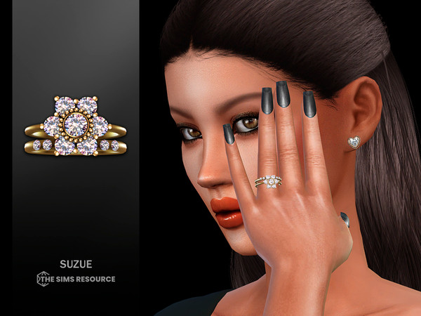 Sims 4 — Essence V2 Ring by Suzue — New Mesh (Suzue)