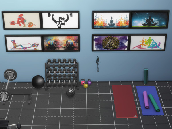 Sims 4 — Manifesting Gains by Emogeekular — Struggling with gym motivation but thriving in retail therapy? We have good