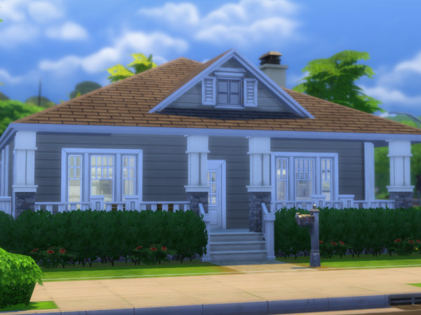 Sims 4 — Riverside Haven (NO CC) by Magnumg — The perfect starter home for a family of 3-4 Sims in Willow Creek. Built on