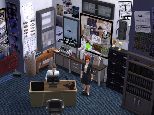 Sims 4 — In Mulder's Footsteps by Emogeekular — Uncover the secrets the establishment doesn't want you to know... right