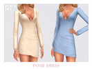 Sims 4 — Posie Dress by Black_Lily — YA, A, Teen