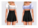 Sims 4 — Jaclyn Dress by Black_Lily — YA, A, Teen