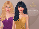 Sims 4 — Michelle - Long Layered Maxis Match Hair v3 by Aurum — Michelle MM Hairstyle - a long, layered cut with soft