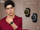 Sims 4 — Signature Watch by WisteriaSims — for men