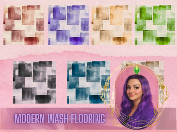 Sims 4 — Modern Wash Flooring by gokcemsims — The gentle transitions and painterly feel make it perfect for modern,