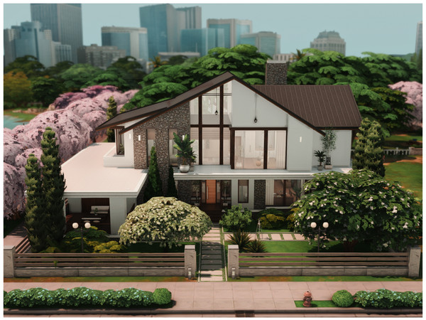 Sims 4 — MM Modern Villa 11 by Merin_Martini — My Sims 4 lots some are inspired from random pictures that I found on the
