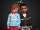 Sims 4 — MAX jacket (toddler) by ali1 — 80s Jacket inspired by Max Mayfield