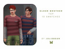Sims 4 — Older Brother Top by Joliebean — - BGC