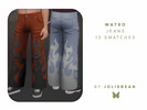 Sims 4 — Mateo Jeans by Joliebean — - BGC