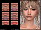 Sims 4 — Matte Lipstick (lipstick n275) by Layla — Female Matte Lipstick Previews were made using HQ Mod