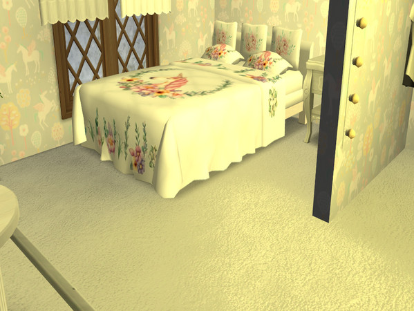 Sims 4 — Fuzzy Carpet Fix by ATinyBitWicked — A fuzzy carpet with a custom texture with 12 different swatches!!