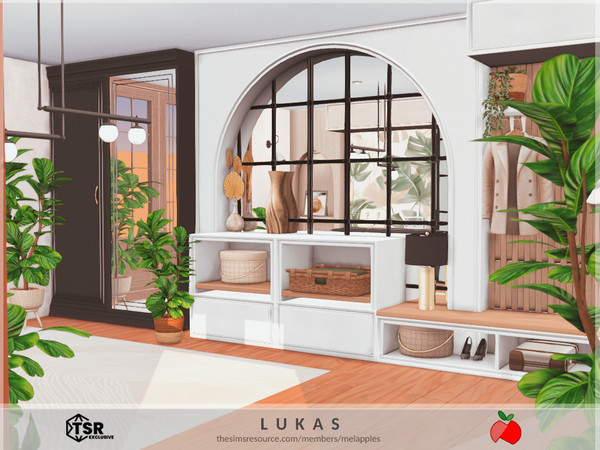 Sims 4 — Lukas - Hallway by melapples — a stylish entryway. enjoy! 8x5