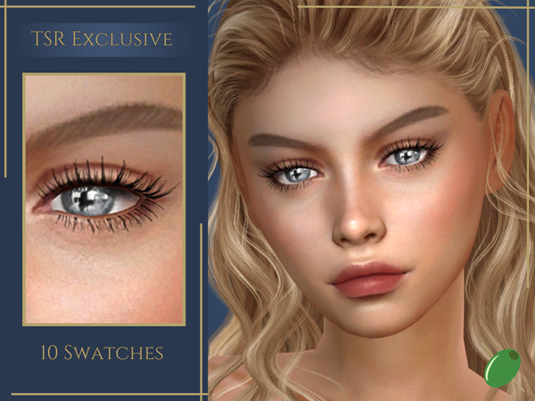 Sims 4 — Yuri Wispy 3D Lashes by Pitted0live — Wispier lighter version of the Yuri Lashes 2 versions