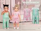 Sims 4 — Unicorn Pajama Set (infant) by WisteriaSims — for infant - girls