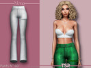 Sims 4 — Jeans with diamond band by Mona — -New mesh-