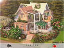 Sims 4 — Tabitha - no cc by melapples — a cute, floral home for a small household with a pet.