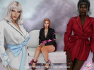 Sims 4 — Klubb - Mercy & Kae Set (Patreon Exclusive) by VentaStudio — Mercy Bow Blazer