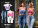 Sims 4 — Off-Line - Soma & Aria Set (Patreon Exclusive) by VentaStudio — Soma Top