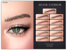 Sims 4 — VELYSEA Selene Eyebrow by VELYSEA — -Eyebrow category -HQ comatble -22 swatches