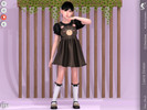 Sims 4 — Liara Dress- Child by KaTPurpura — Short dress with ruffles and a bear wearing a t-shirt