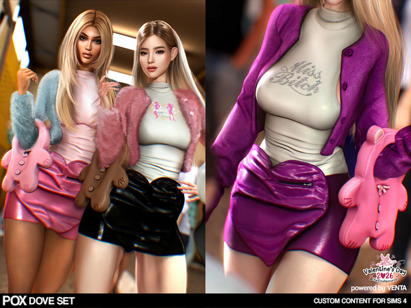 Sims 4 — POX - Dove Set (Patreon Exclusive) by VentaStudio — Dove Tank