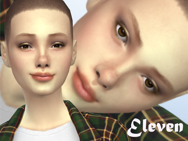 Sims 4 — Sim inspired by Eleven by HeavenDaniels77 — My version of Eleven from Stranger Things