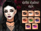 Sims 4 — Gothic Eyeliner N04 by _alttrait_ — Another gothic eyeliner... I will eventually think of more creative