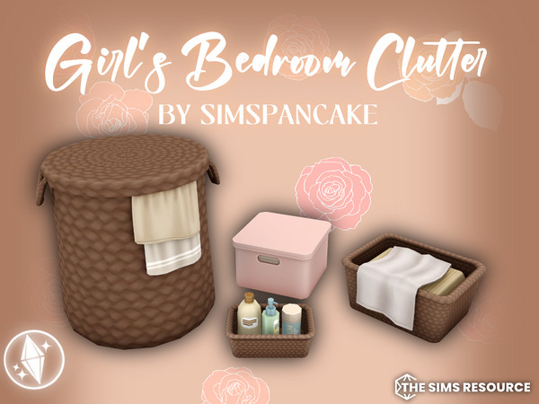 Sims 4 — Neat & Tidy Clothes Box| simspancake Everyday Daydreams Kit by simspancake_cc — Bring some everyday touch to