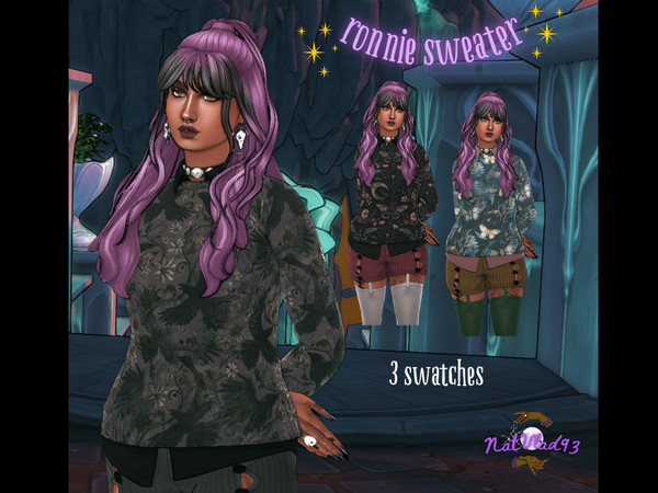 Sims 4 — [NatVlad93] whims-mari-pants by NatVlad93 — a whimsigoth inspired set, bgc recolors