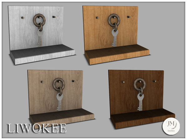 Sims 4 — Jomsims liwokee decoration by jomsims — Liwokee is a warm and modern entryway set for your Sims.