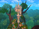 Sims 4 — Princess Tower by susancho932 — A mysterious princess living in the cliffs of the forest and the view of the