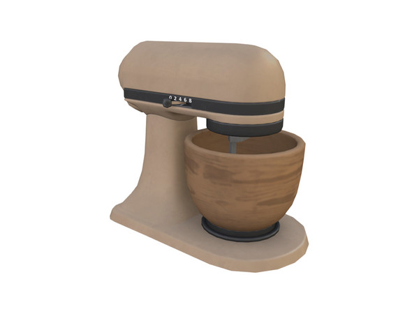 Sims 4 — Comiko Kitchen Time Stand Mixer | Kitchen Room by Comiko — Part 2 - Kitchen Time Set is base game compatible and
