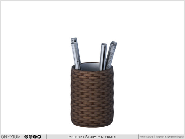 Sims 4 — Medford Project Basket by Onyxium — Onyxium@TSR Design Workshop Study Room Collection - Belong To The 2026 Year
