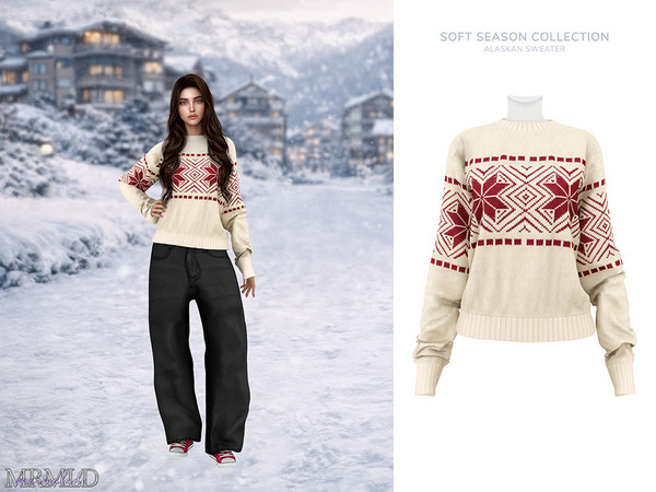 Sims 4 — MERMALADE Alaskan Sweater by Mermalade — Alaskan Sweater