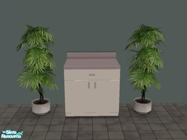 Sims 2 — River Rock Kitchen - Counter Top by munchkin_brat — Value counter top in river rock. White counter parts linked