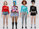 Sims 4 — Ashlee Top by McLayneSims — TSR EXCLUSIVE