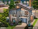 Sims 4 — Terrene (NO CC) by xogerardine — A small but charming 2 bedroom contemporary home with a subtle eco vibe and