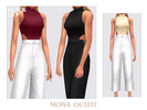 Sims 4 — Mona Outfit by Black_Lily — YA, A, Teen