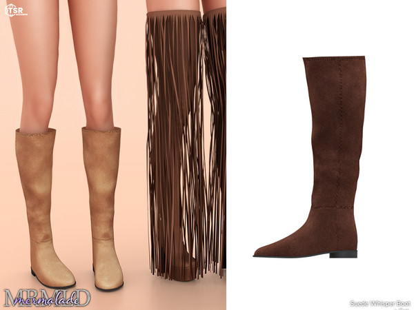 Sims 4 — MERMALADE Suede Ankle Boots S682 by Mermalade — aaaa aaaa aaaasss dffff ffff fff