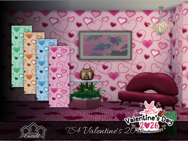 Sims 4 — TS4 Valentine's 2026 by Emerald — Happy Valentine's Day 2026 !