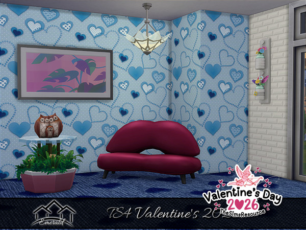 Sims 4 — TS4 Valentine's 2026 S2 by Emerald — Happy Valentine's Day 2026 !