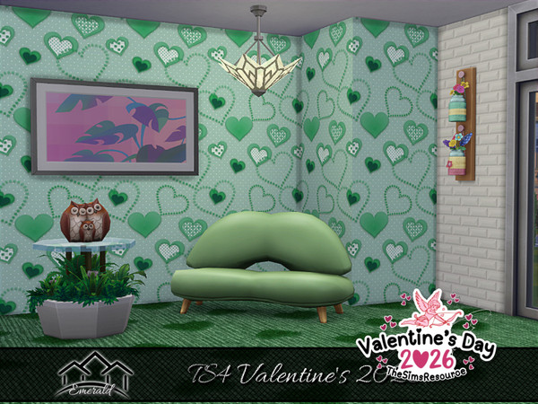 Sims 4 — TS4 Valentine's 2026 S5 by Emerald — Happy Valentine's Day 2026 !