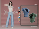 Sims 4 — Gwen top with open and high neck by MissValentine142 — 24 Shades