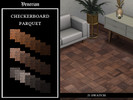 Sims 4 — Checkerboard Parquet Floor by Venerian by Venerian — 21 swatch Found in the floor > wood category Price: 3