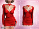 Sims 4 — HEART CUTOUT DRESS by Joan_Campbell_Beauty_ — 10 swatches Custom thumbnail Original mesh