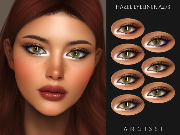 Sims 4 — Hazel Eyeliner A273 by ANGISSI — PREVIEWS MADE USING HQ MODE Makeup category