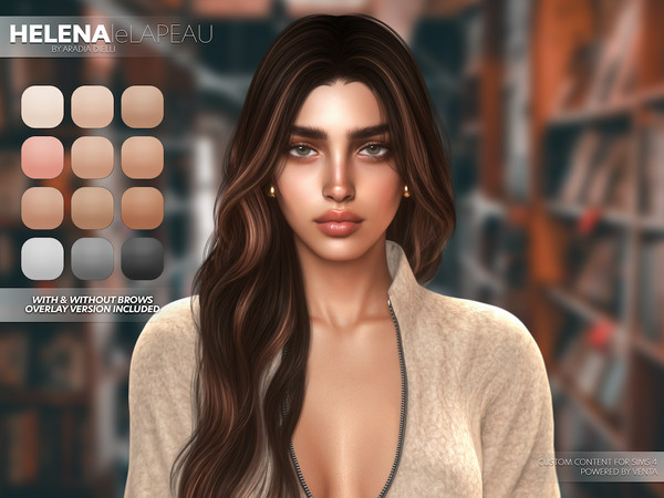 Sims 4 — leLAPEAU - Helena Skin (Overlay) by VentaStudio — Helena Skin