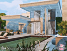 Sims 4 — Skin of Stone Spa l noCC by simZmora — A romantic concrete spa designed especially for Valentines Day, blending